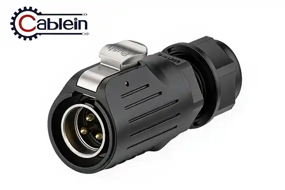 LP20 3-Pin Metal-Plastic Waterproof Screw Connector